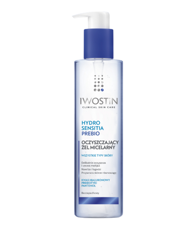 Iwostin Hydro Sensitia Prebio Oczyszczający żel micelarny 200ml