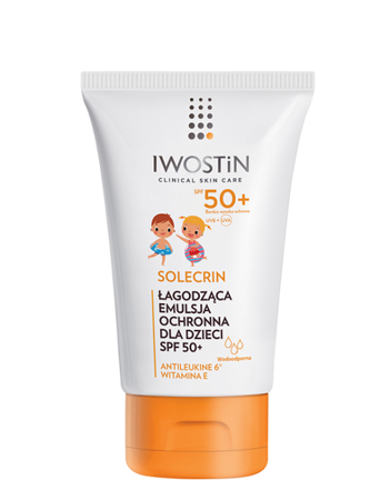 Iwostin Solecrin łagodząca emulsja ochronna dla dzieci SPF50+, Data ważności 31.01.2025