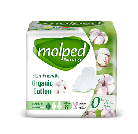 Molped Pure&Soft Podpaski Eko Normal 8 sztuk