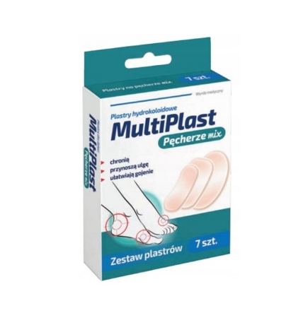 MultiPlast Pęcherze mix, 7 plastrów