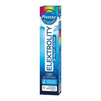 Plusssz Elektrolity + 100% Multiwitamina 24 tabletek