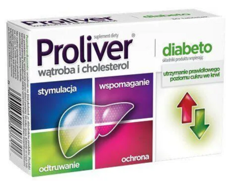 Proliver Diabeto 30 tabletek