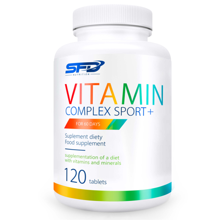 SFD VITAMIN COMPLEX SPORT+ 120 tabletek, Data ważności 31.05.2024