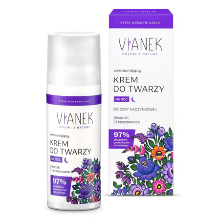 Sylveco Vianek Wzmacniający krem do twarzy na noc 50ml