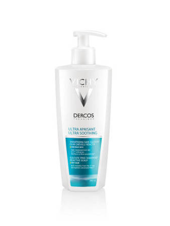 VICHY DERCOS SZAMP ULTRAKOJĄCY, włosy suche 390ml