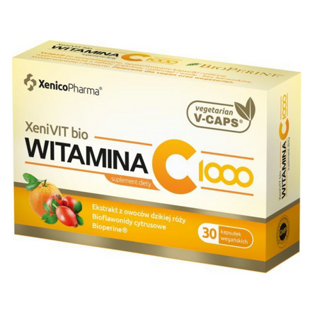 XENIVIT BIO Witamina C 1000 30 kapsułek